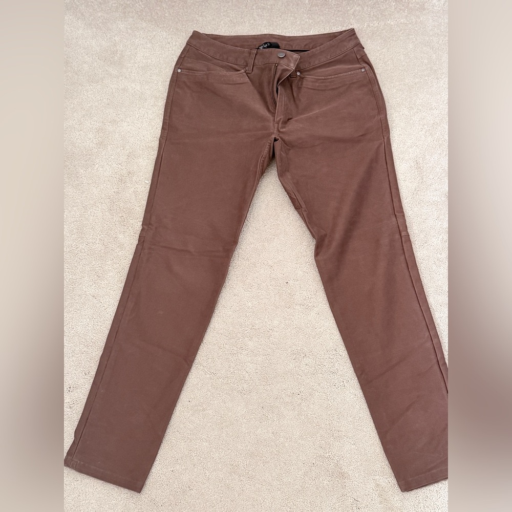 Brown lululemon Straight Leg Pants size 32